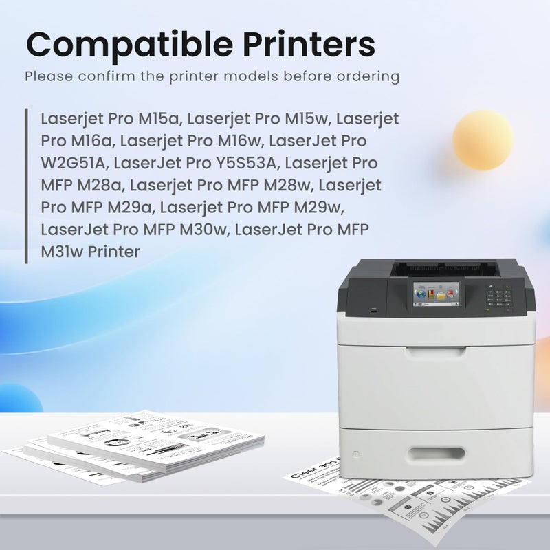 GREENBOX Compatible Toner Cartridge Replacement for HP CF248A 48A Laserjet Pro M15w M15a M16a M16w Laserjet MFP M28w M28a M29a MFP M29w 248A Printer Toner (Black 2 Pack) - Image 2